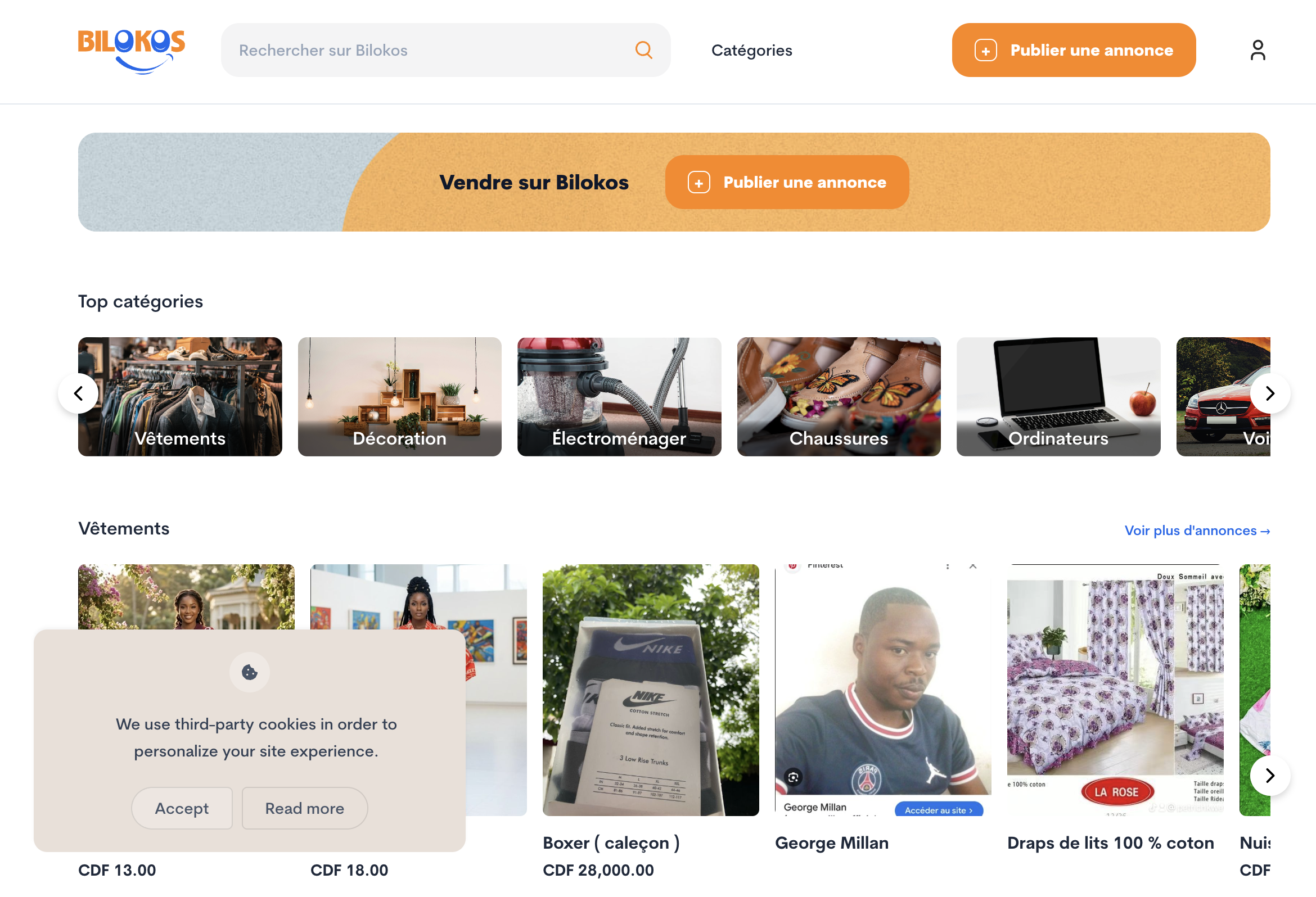 Bilokos Marketplace